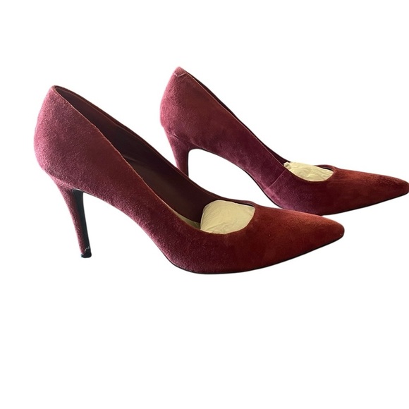 Nine West Shoes - NINE WEST  Women’s Pump Heels FINLAY Brick Red Suede Shoes Size: 10M